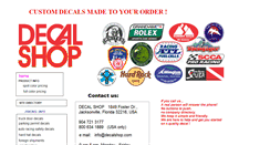 Desktop Screenshot of decalshop.com