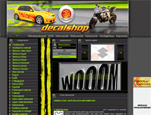 Tablet Screenshot of decalshop.hu